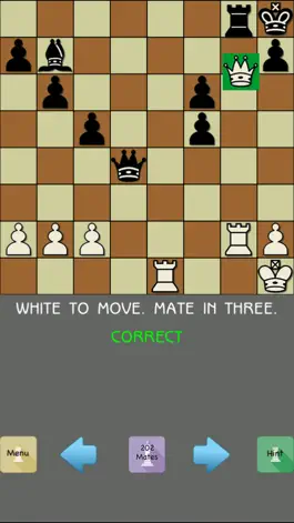 Game screenshot 101 Chess Checkmate Puzzles - 15 Chess Puzzles FREE apk