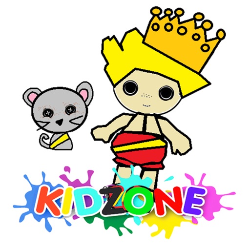 Kids Coloring Book For Princess Dolls Edition icon