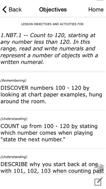 1st Grade Math Objectives screenshot-3