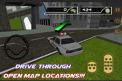 Real police car chase simulator 3D screenshot 2