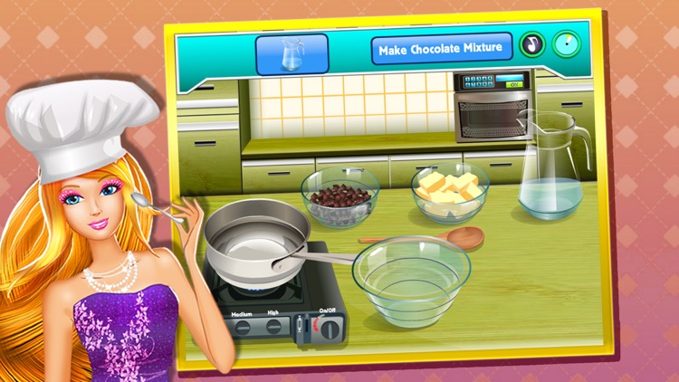 Princess cooking-Delicious brownies screenshot-4