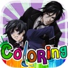 Coloring Anime & Manga Book : Collection Japanese Cartoon on Black Butler For Kids