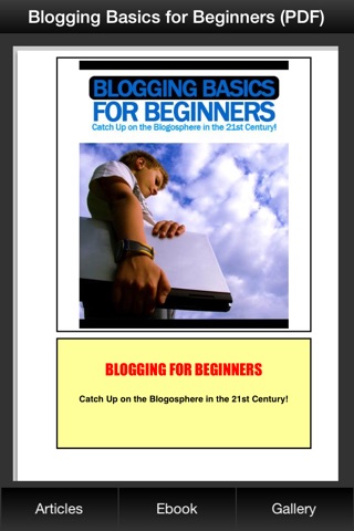 Blogging Basics for Beginners screenshot 3