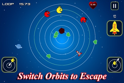 Orbital Run : A Story of Endless Escape, Jump, Switch, Fire, Fight, Survival and Bird  Hunt ... screenshot 2