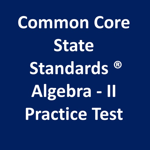 Common Core Math Algebra-II Practice Test Icon