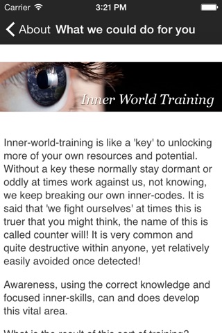 Inner World Training screenshot 2