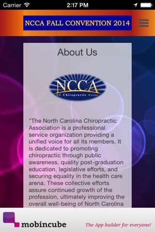NCCA Event App screenshot 3