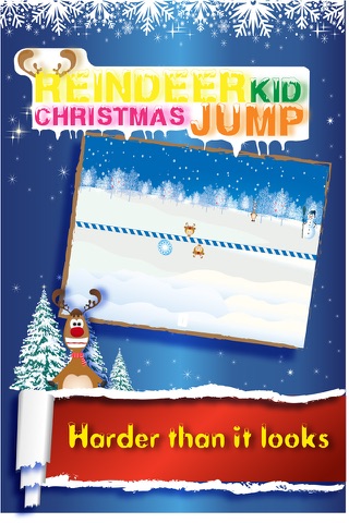 Reindeer Kid Christmas Jump - Mega Red Nose Leap FREE screenshot 2