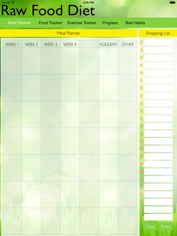 Raw Food Diet - Eat, Track, Plan, Change. screenshot 4