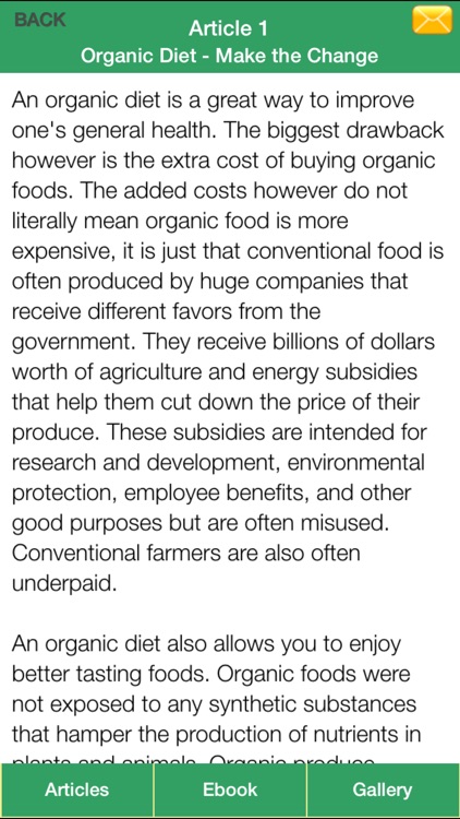 Organic Diet Guide - Have a Healthy & Fit By Eating Nutrition Food! screenshot-4