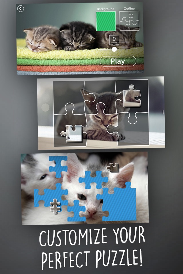 Jigsaw Wonder Kittens Puzzles for Kids Free screenshot 3