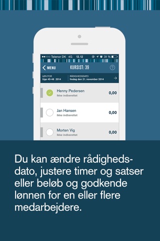 DataLøn lønadministration screenshot 3