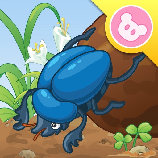 Dung beetle - InsectWorld  A story book about insects for children iOS App