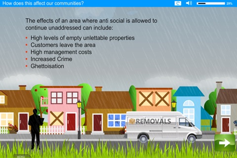 Anti Social Behaviour e-learning screenshot 4