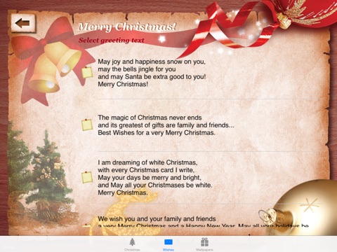 Christmas Greetings for iPad screenshot 4