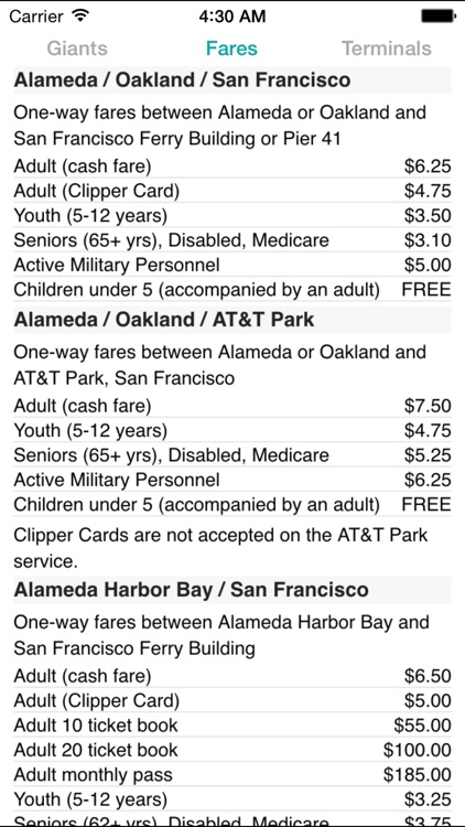SF Bay Ferry Times screenshot-3