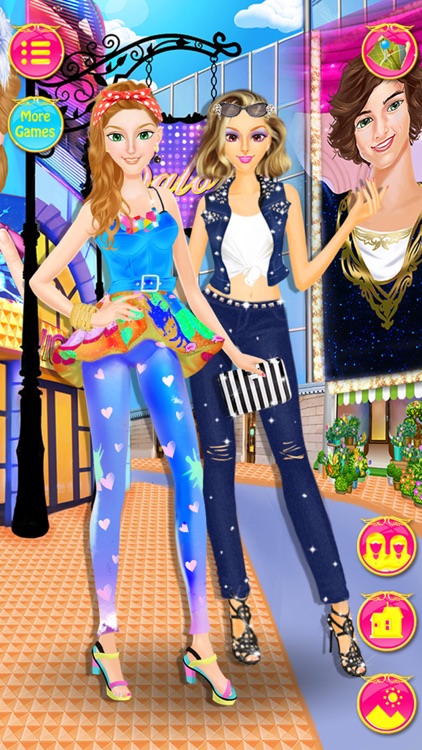 Fashion Girls Style Salon - Mall Date Makeover screenshot-3