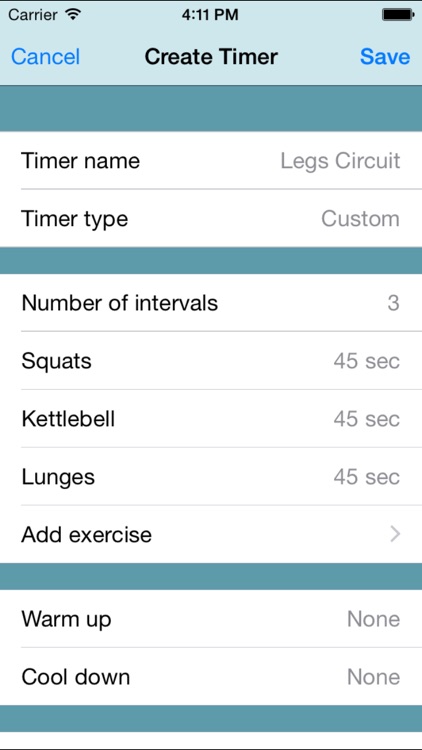 Fitness Interval Timer