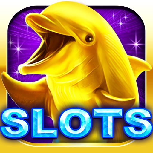 Gold Dolphin Casino Slots - Real Rewards icon
