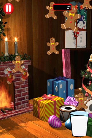 Holiday Gingerbread Man Milk Dunk - Fun Cookie Catching Rush FREE screenshot 4
