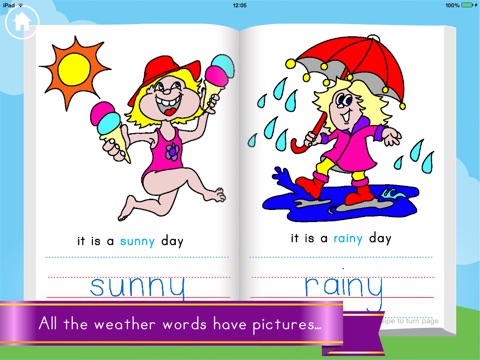 My Weather Book Pro - Letter Shape Tracing Activity screenshot 4