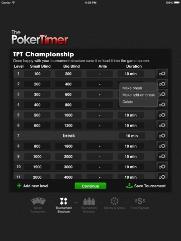 The Poker Timer screenshot 2