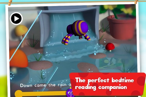 Itsy Bitsy Spider: 3D Interactive Story Book For Children in Preschool to Kindergarten HD screenshot 2