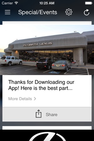 McGrath Lexus Westmont MLink screenshot 3