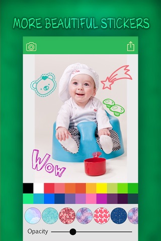 Baby Sticker.s - Pregnancy Milestone Photo.s Booth & Maternity Camera screenshot 3