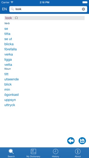 Swedish <> English Dictionary + Vocabulary trainer Free(圖2)-速報App