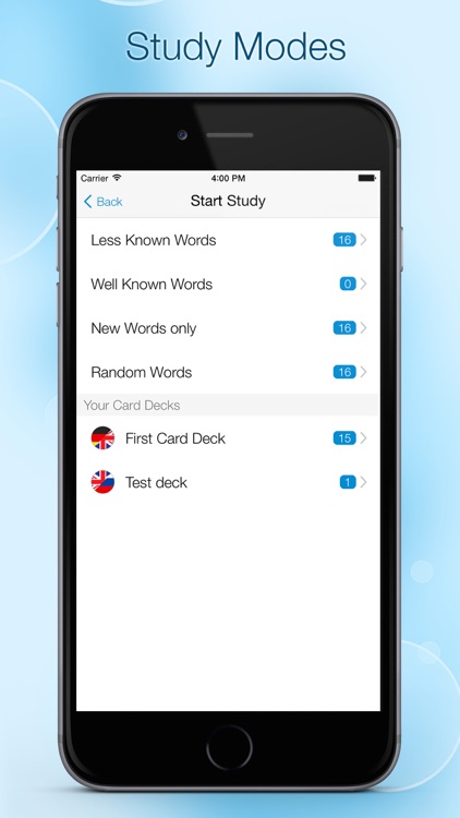 Cards On The Go: foreign language words memorization app with offline dictionaries screenshot-4