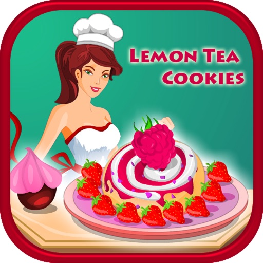 Lemon Tea Cookies With Decorations icon