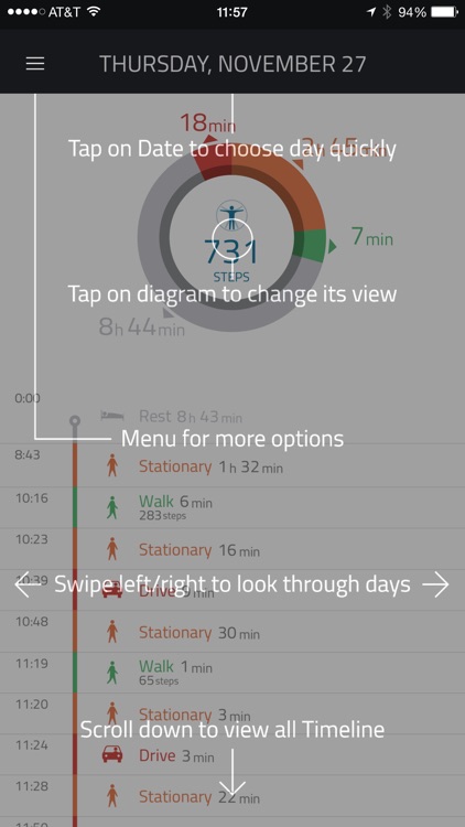 EXACTivity Health Activity Tracker in Your Pocket: Track exercise, fitness and rest activity screenshot-4