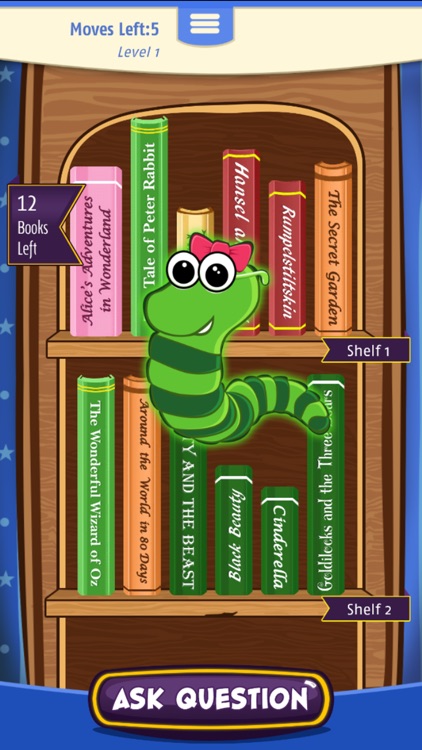 Dolly's Bookworm FREE - The Book-Lovers Puzzle Game