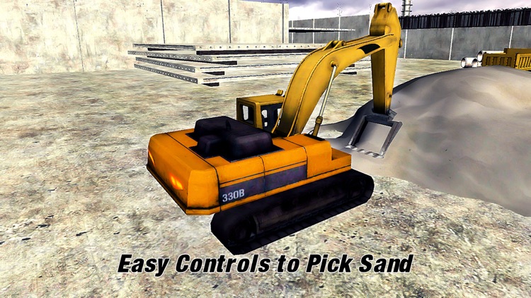 Sand Excavator – Heavy Duty Digger machine Construction Crane Dump Truck Loader 3D Simulator Game