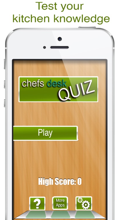 chefs desk Quiz