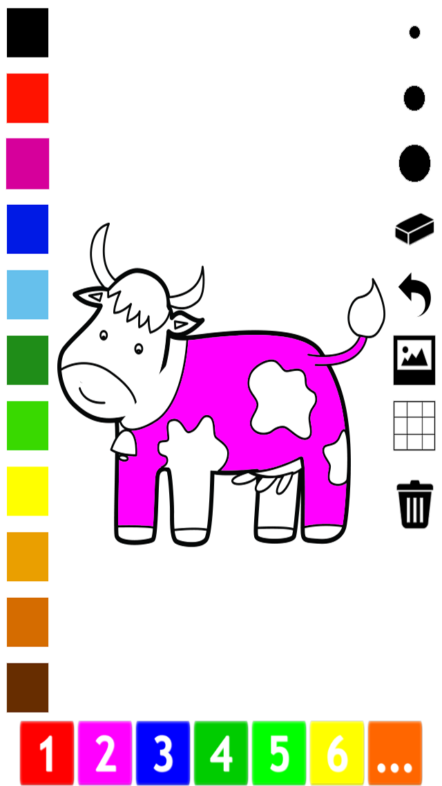 How to cancel & delete Animals Coloring Book for Colorful Children who love to paint from iphone & ipad 1