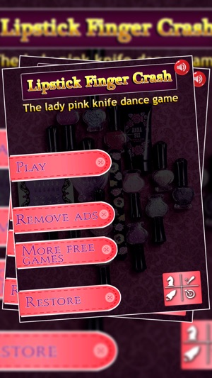 Lipstick Finger Crash : The lady pink knife dance game - Fre(圖1)-速報App