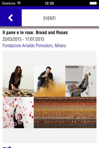 Fondazione Arnaldo Pomodoro screenshot 2