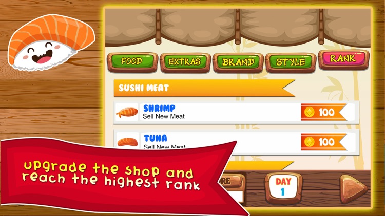 Sushi Food Maker Dash - lunch food making & mama make cooking games for girls, boys, kids screenshot-3