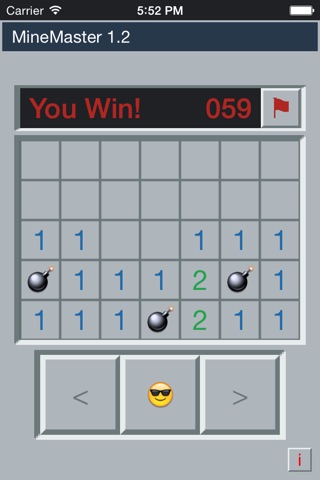 MineMaster - Classic Minesweeper Game for Apple Watch and iPhone screenshot 2