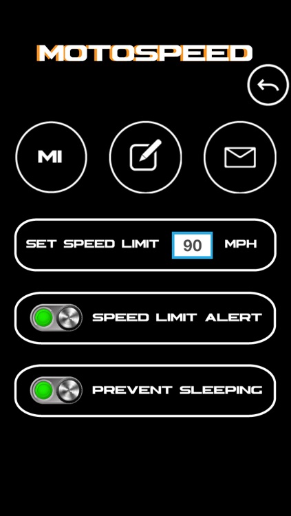 MotoSpeed-Speedometer and Speed Limit Alert System for Motorcycle Rides