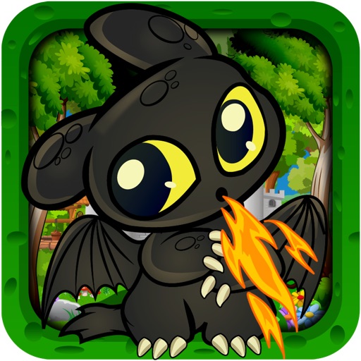 Jumping Fire Breathing Dragon - Castle Survival Hop Adventure Free icon