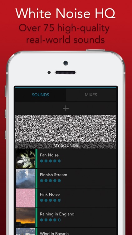 White Noise HQ - Natural sounds to block noise, help sleep & focus screenshot-0