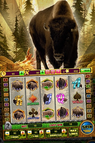 -888- King Buffalo Slots screenshot 2