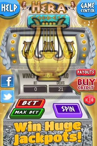 Hera Goddess of Slots Free Las Vegas Style Casino Slot Machine screenshot 2