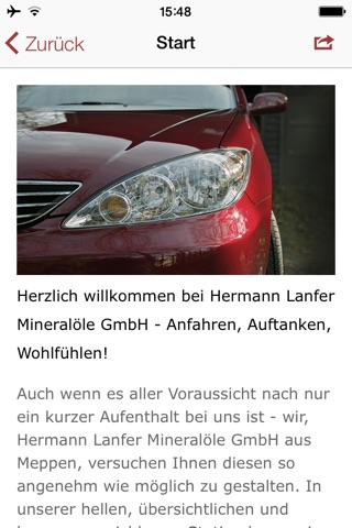 Hermann Lanfer Mineralöle GmbH screenshot 2