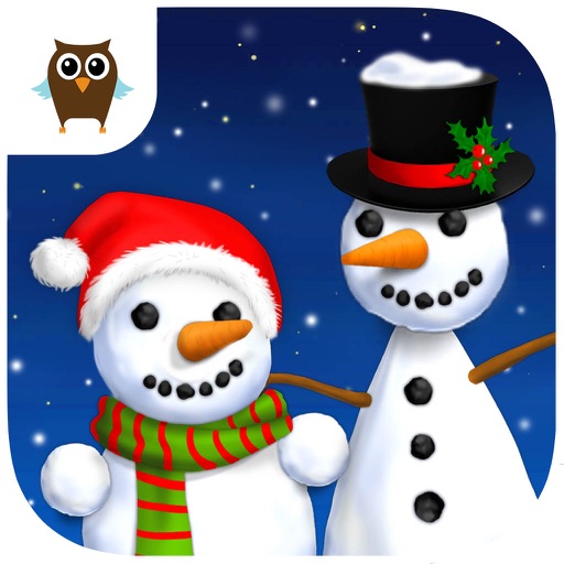 Sweet Baby Girl Christmas Fun and Snowman Gifts iOS App