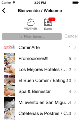 San Miguel App screenshot 2