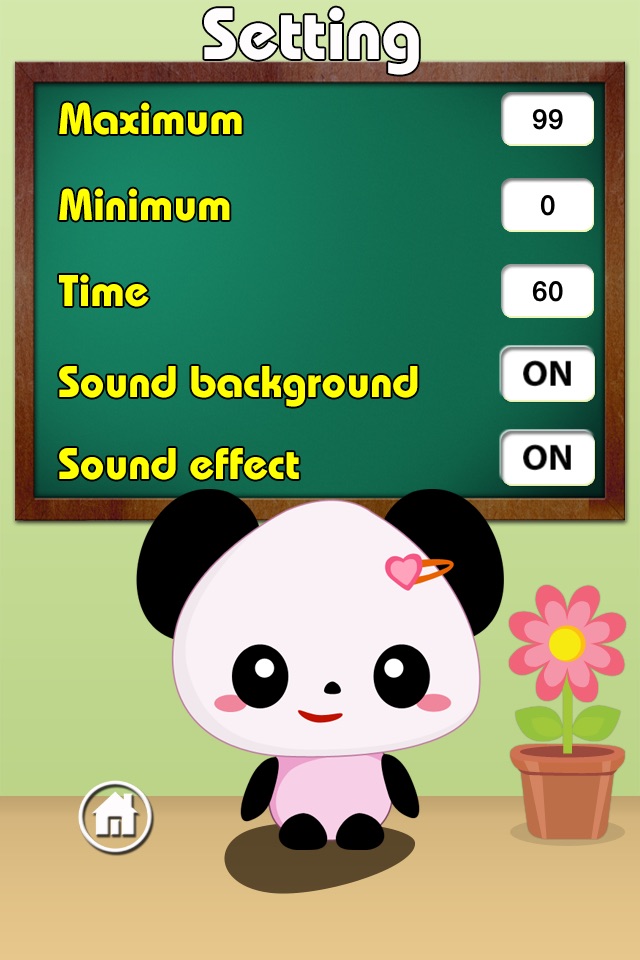 Cute Bear Hard-Working : Study Quick Math screenshot 2